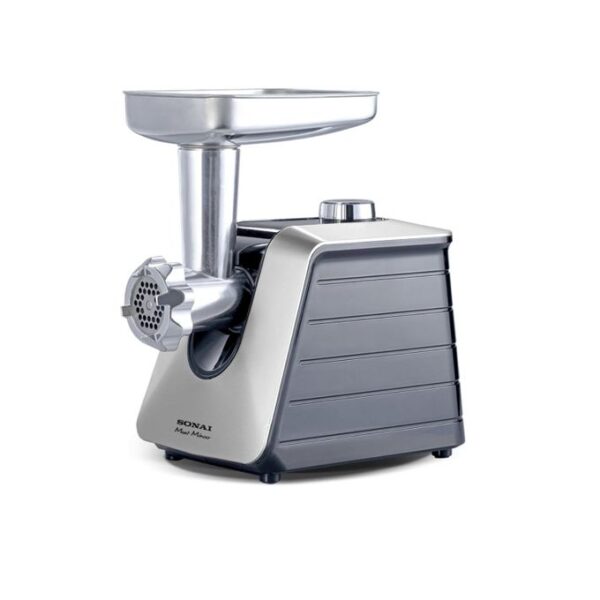 Sonai SH-4000 Meat Mincer – 1000 Watt with 3 Discs for Mincing, Black