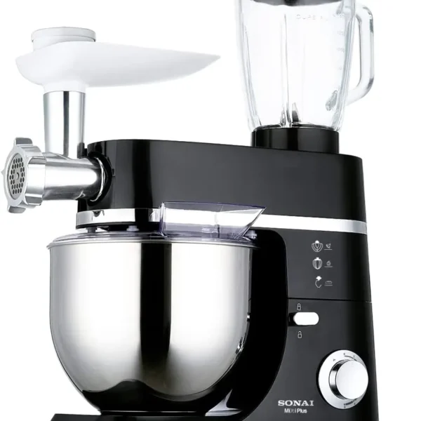 Sonai Mix Plus 7*1 Stand Mixer, 1200 Watt, 7 Liter, 6 Speeds, Black, SH-M1050