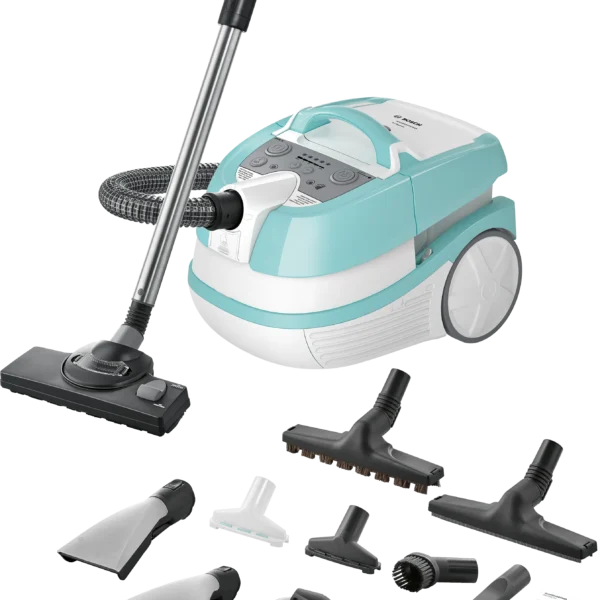 Bosch Vacuum Wet & Dry Cleaner 2100 Watt Both Bag and Bagless Turquoise BWD420HYG