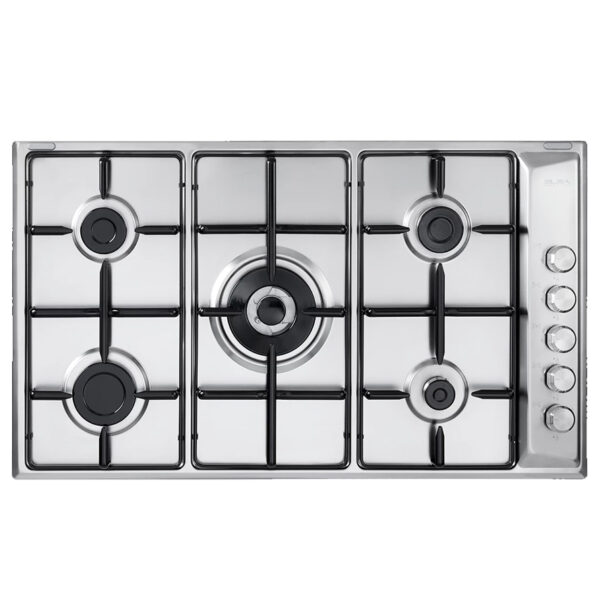 Elba Built-in Gas hob 90 cm 5 Burners Enameled Stainless EN90-544XD