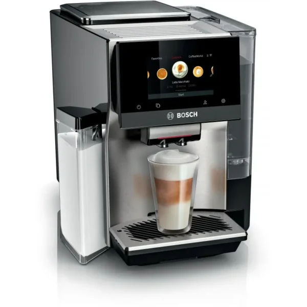 Bosch Series 8 Fully Automatic Coffee Machine VeroCafe Stainless Steel TQE80703