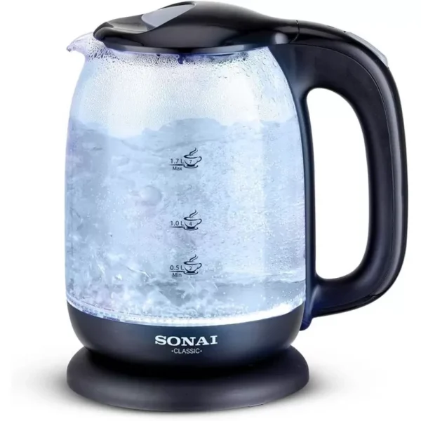 Sonai Classic Kettle Bright LED lights 1.7L 2200 Watt MAR-3752