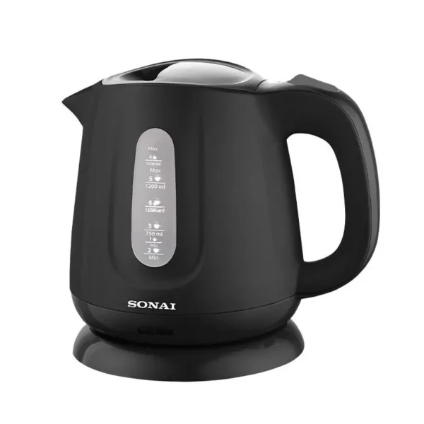 Sonai Electric Kettle 1.2 L 1100 Watt MAR-2200 Black