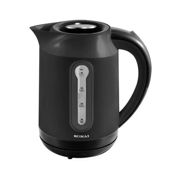Sonai Electric Kettle 1.7 L 2200 Watt Black MAR-3000