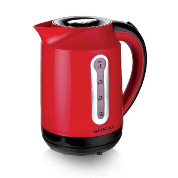Sonai Electric Kettle 1.7 L 2200 Watt Red MAR-3000