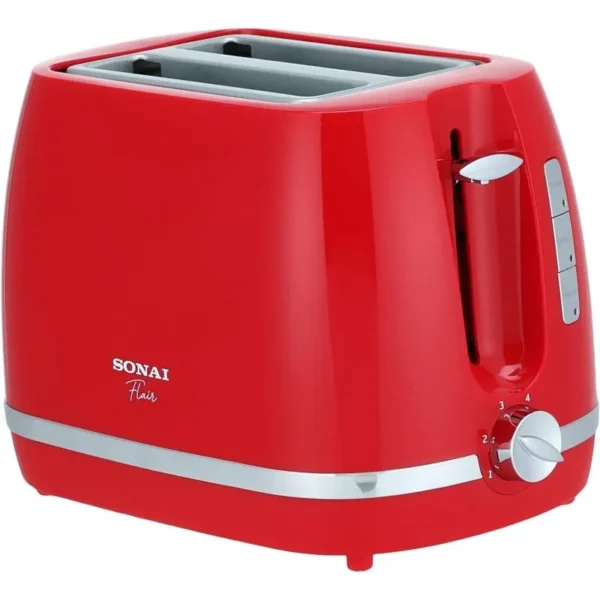 Sonai Toaster 2 Slices 870 Watt Red SH-1820