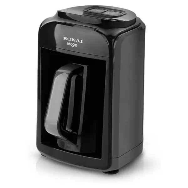 Sonai Turkish Coffee Maker 4 Cups MAR-420 Black
